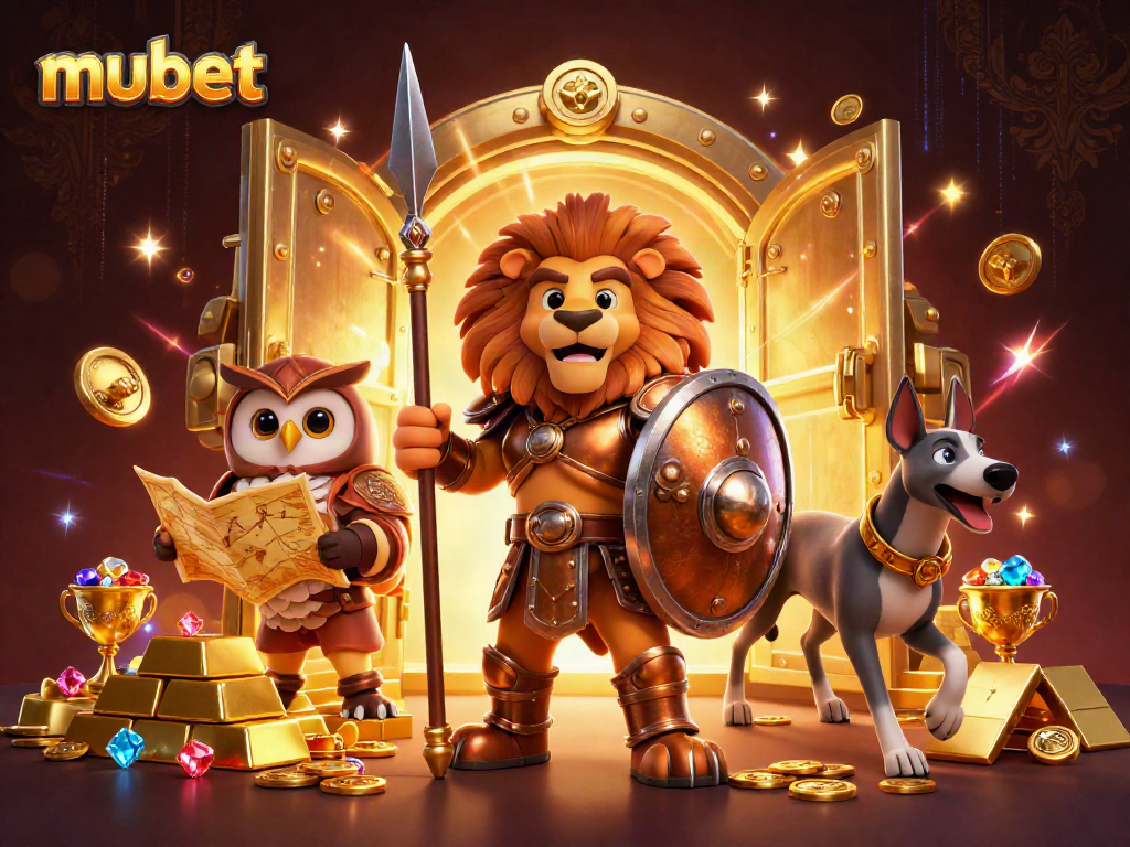 Engage with the exciting ambiance of mubet in this vibrant 3D casino illustration.