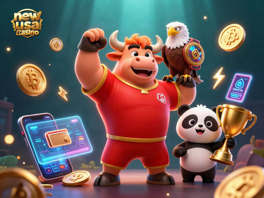 Engage with the exciting world of new usa casino featuring vibrant characters and crypto-themed elements.