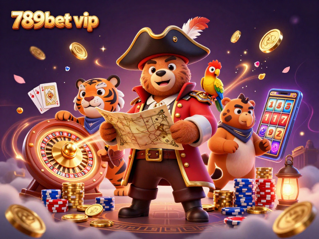 Experience exciting gameplay with 789bet vip featuring a vibrant casino scene filled with treasure and action.